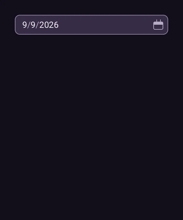 DatePicker